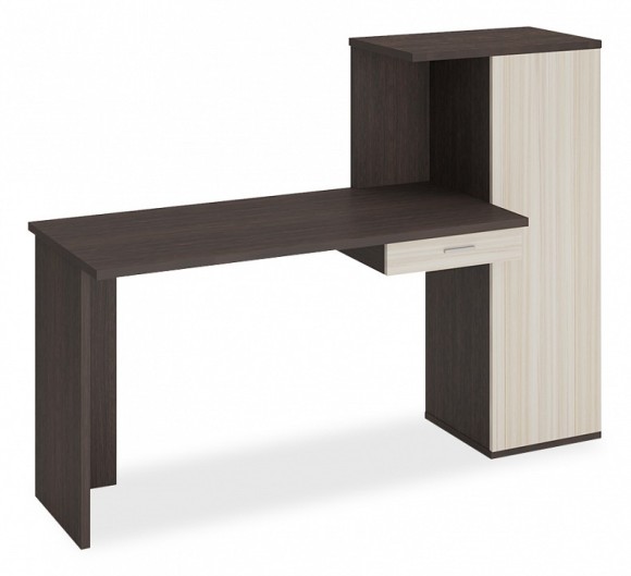 Стол письменный Домино Lite СКЛ-ПРЯМ130+ШК MER_SKL-PRYAM130-SHK-VK