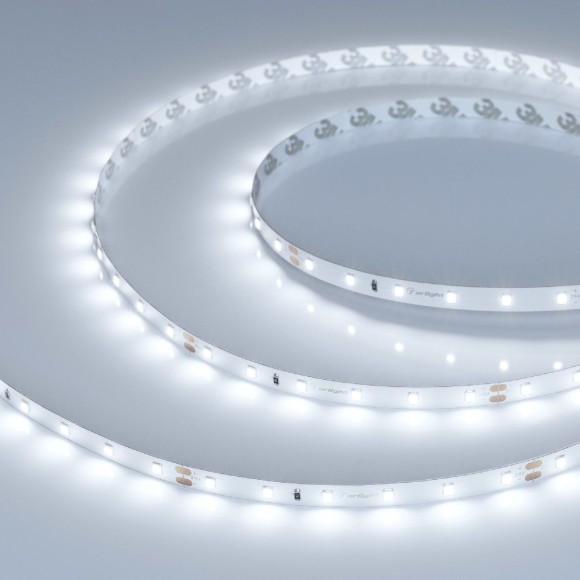 Светодиодная лента Arlight UL-A60-8mm 24V White6000 (4.8 W/m, IP20, 5m) 042280