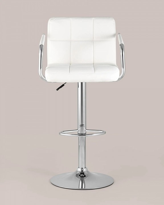 Набор из 2 стульев барных Малави New SGR_BC-V003-NP_white_X2