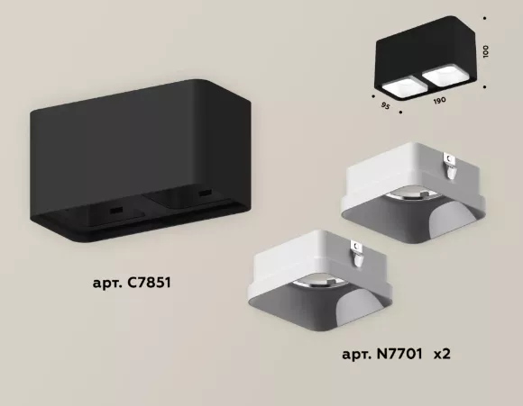 Потолочный светильник Ambrella Light Techno XS7851001 Потолочный светильник Ambrella Light Techno XS7851001