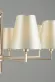 Подвесная люстра Omnilux Porlezza OML-72203-08, Матовое золото, Белый, Золото