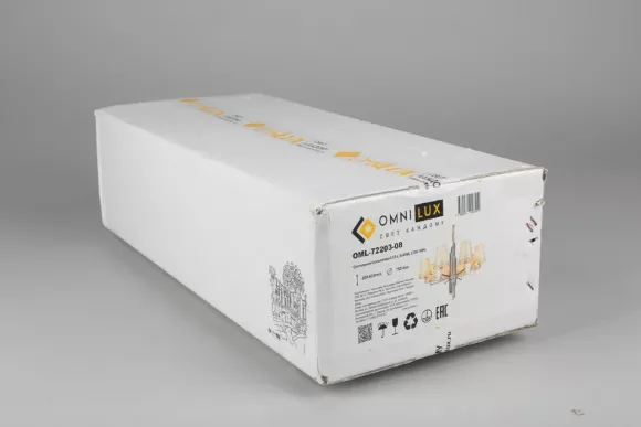 Подвесная люстра Omnilux Porlezza OML-72203-08, упаковка Подвесная люстра Omnilux Porlezza OML-72203-08, упаковка