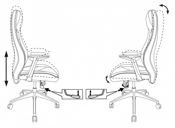 Кресло для руководителя Бюрократ Zen/Brown BUR_375555