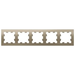 Рамка 5-постовая Schneider Electric Atlas Design ATN000505