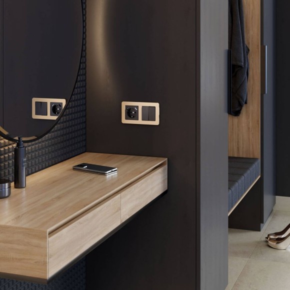 Рамка на 2 поста Werkel Platinum шампань 4690389184468 W0022611