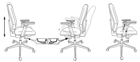 Кресло компьютерное Бюрократ CH-545SL BUR_1504028