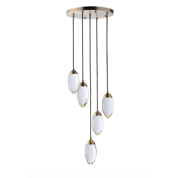 Каскадная люстра DeLight Collection Celestial MT8848-5H brass