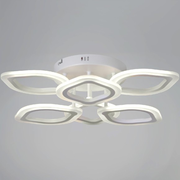 Потолочная светодиодная люстра с пультом управления Reluce 02302-0.3-3+3 WH