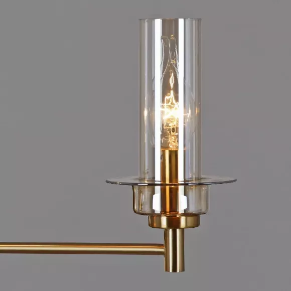 Люстра на штанге Illumico IL5216-6PLS-24 HIGHBALL, Золото, Прозрачный, Металл, декоративные элементы крупным планом