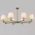 Люстра на штанге Illumico IL0501-8P-79 BRASS