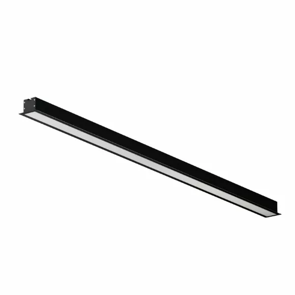 Линейный встраиваемый светильник Maytoni Technical 3000K 50x35 (Черный, 1 м) LL313011