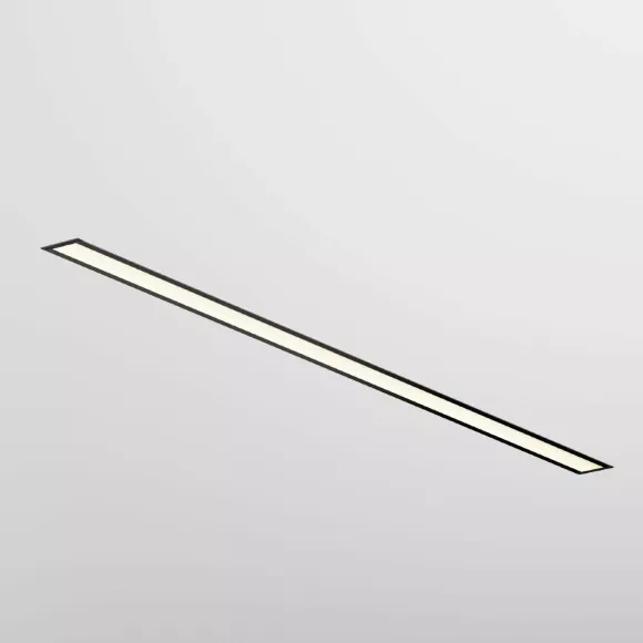 Линейный встраиваемый светильник Maytoni Technical 3000K 50x35 (Черный, 1 м) LL313011