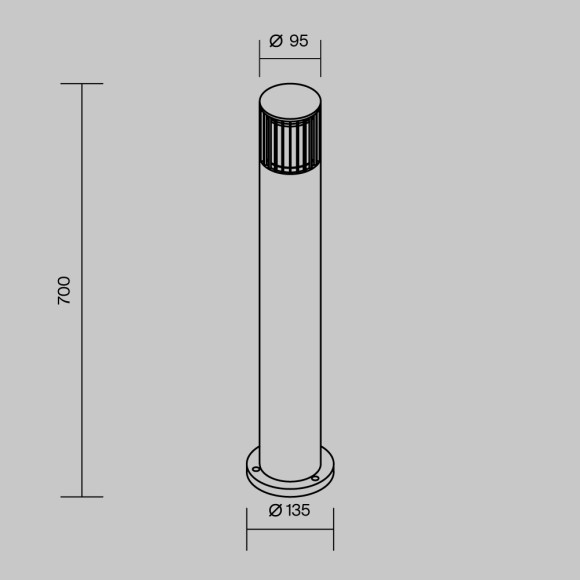 Ладшафтный светильник Maytoni Alura O492FL-01GF