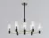 Люстра на штанге Ambrella Light High Light Heigh Light LH55503, Никель, Прозрачный, Металл