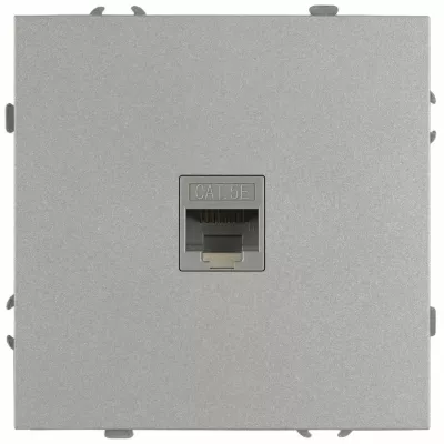 Розетка Эра Galaxy 15-3107-03 информационная RJ45 IP20 алюминий Б0070739