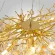 Подвесная люстра AM Group FOREST DL1200 GOLD, Шампань, Разноцветный, Металл, декоративные элементы крупным планом