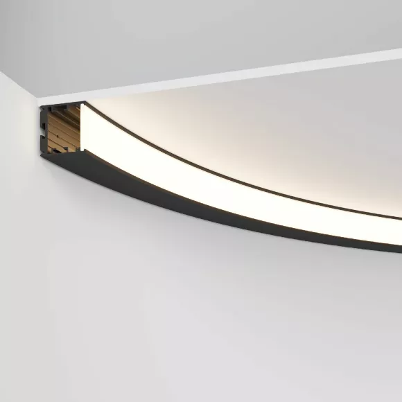 Радиусный профиль Maytoni Led strip ALM-3535R-B-IN-90°-1.5M, вид сбоку