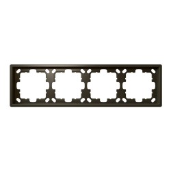 Рамка серия FD 4-постовая Jasmart FD1004BR