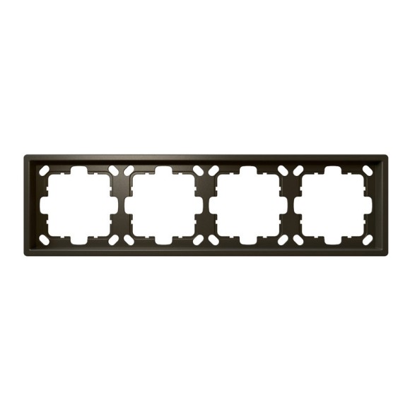 Рамка серия FD 4-постовая Jasmart FD1004BR