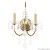Бра Crystal Lux ODELIS AP2 GOLD
