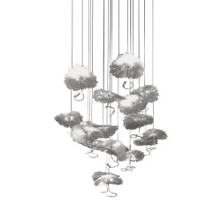 Подвесная светодиодная люстра Delight Collection 8827 X-8827P/19 silver