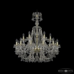 Подвесная люстра Bohemia Ivele Crystal 1409/12+6/300/XL-95 G