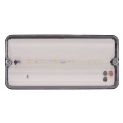 Потолочный светильник Uniel ULW-K25B 6W/4000K/EMG IP65 BLACK