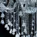 Подвесная люстра DeLight Collection Moollona MD1102709-15A chrome, Прозрачный, Металл, Хрусталь, крупный план