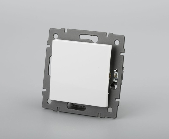 Механизм выключателя одноклавишный перекрёстный Arlight SWT-MKX1-PL-WH-V (250V, 10A) 049875