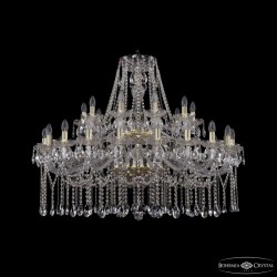 Подвесная люстра Bohemia Ivele Crystal 1413/20+10/400/2d G
