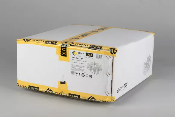 Подвесная люстра Omnilux Cremona OML-60813-07, Белый, Металл, Ткань Подвесная люстра Omnilux Cremona OML-60813-07, Белый, Металл, Ткань