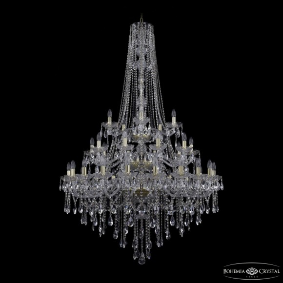 Подвесная люстра Bohemia Ivele Crystal 1415/20+10+5/400/h-182/3d G