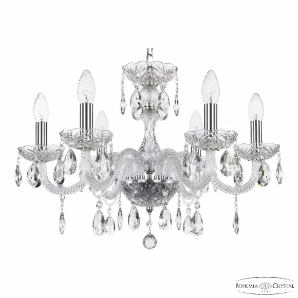 Подвесная люстра Bohemia Ivele Crystal 117/6/195 Ni Подвесная люстра Bohemia Ivele Crystal 117/6/195 Ni