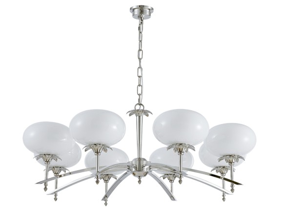 Подвесная люстра Newport Domenica 4658/C nickel М0070847