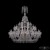 Подвесная люстра Bohemia Ivele Crystal 1403/24+12+6/530/XL-170 G