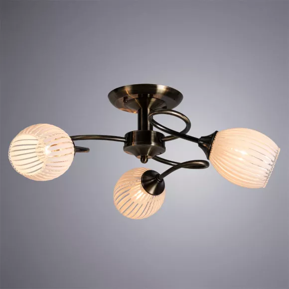Потолочная люстра Arte Lamp Arya A2941PL-3AB, декоративные элементы крупным планом Потолочная люстра Arte Lamp Arya A2941PL-3AB, декоративные элементы крупным планом