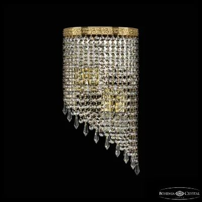 Настенный светильник Bohemia Ivele Crystal 83401BR/20IV-43 G Drops