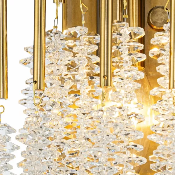 Настенный светильник Indigo Cappella 12052/2W Gold V000601, крупный план Настенный светильник Indigo Cappella 12052/2W Gold V000601, крупный план