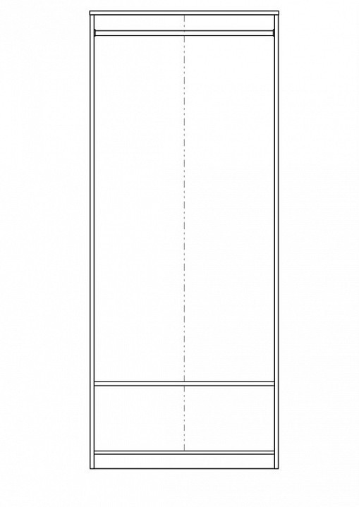 Шкаф платяной Сириус SHST_2-02-01-020-3