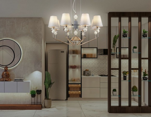 Подвесная люстра Ambrella Light High Light Ceramo Classic LH75403