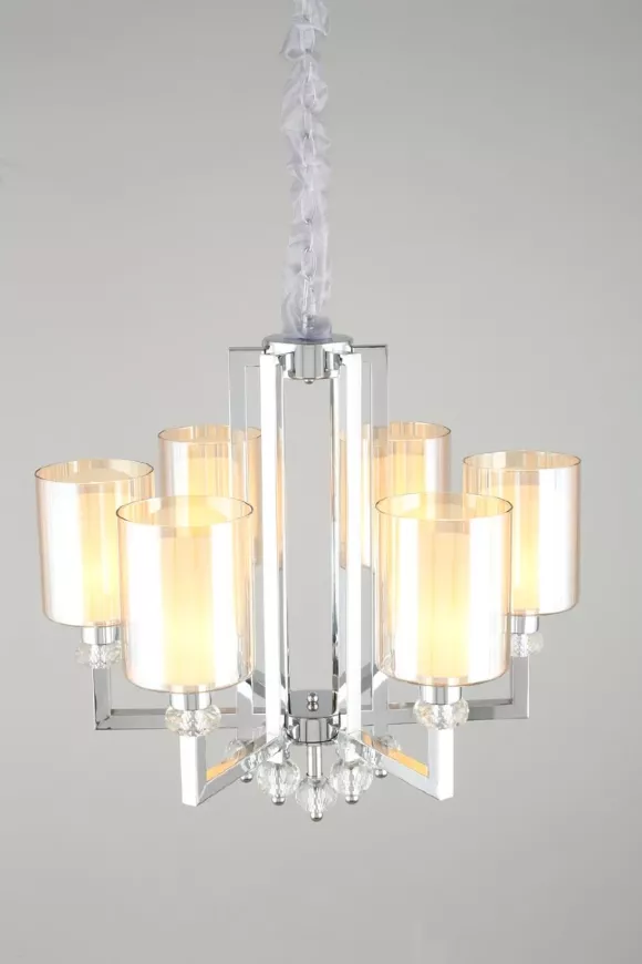Подвесная люстра Omnilux Malito OML-79903-06, декоративные элементы крупным планом