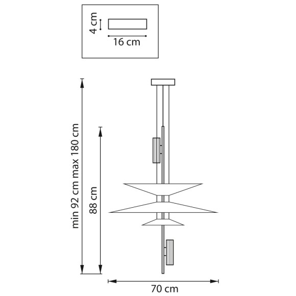 Подвесная светодиодная люстра Lightstar VIOLA 814531