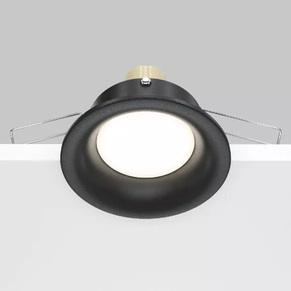 Встраиваемый светильник Maytoni Slim DL027-2-01B, вид снизу Встраиваемый светильник Maytoni Slim DL027-2-01B, вид снизу