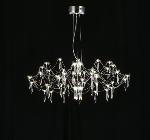 Подвесная люстра с пультом управления Myfar Ersilia MR2660-60P-76AP