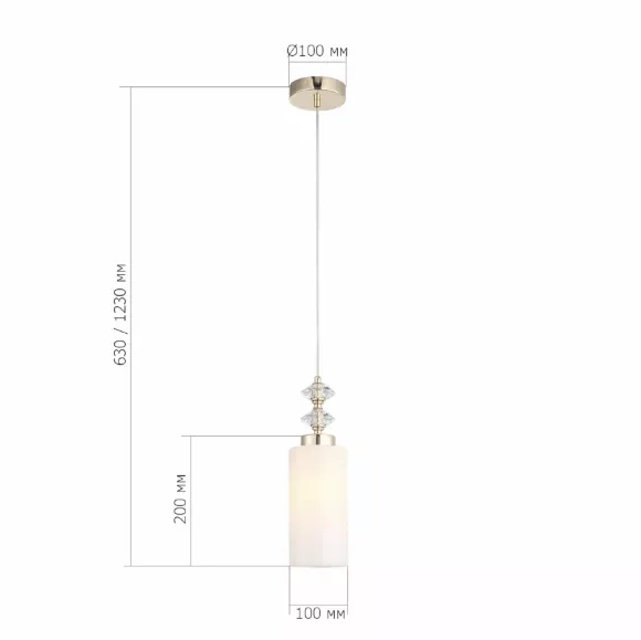 Подвесной светильник ST Luce Элегра SL1402.253.01 Подвесной светильник ST Luce Элегра SL1402.253.01