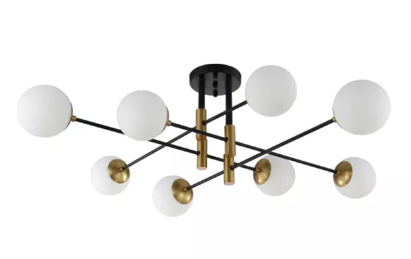 Потолочная люстра Crystal Lux Fidel FIDEL PL8 BLACK Потолочная люстра Crystal Lux Fidel FIDEL PL8 BLACK