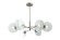 Люстра на штанге iLamp Panorama 15598-6 SN+CL