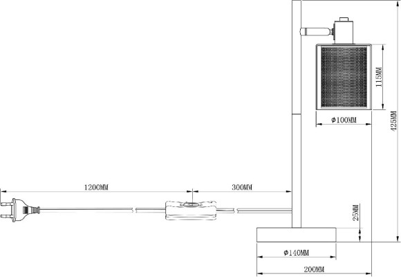 Настольная лампа Moderli Suspent V3060-1T