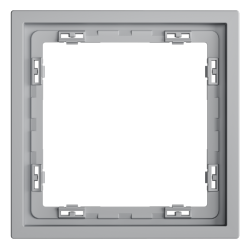 Рамка пластиковая Voltum S70 на 1 пост, (серый) VLS100116