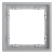 Рамка пластиковая Voltum S70 на 1 пост, (серый) VLS100116